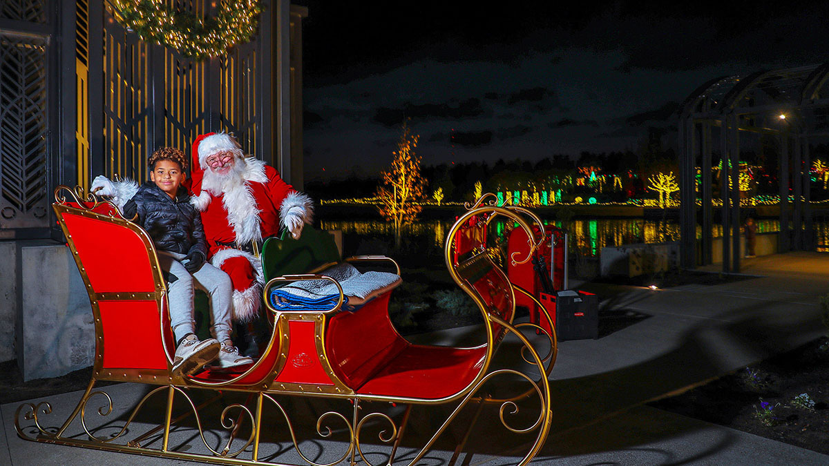 Botanic Garden Of Lights With Santa - Tulsa Botanic Gardentulsa Botanic 